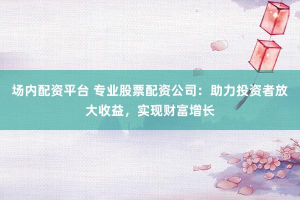 场内配资平台 专业股票配资公司：助力投资者放大收益，实现财富增长