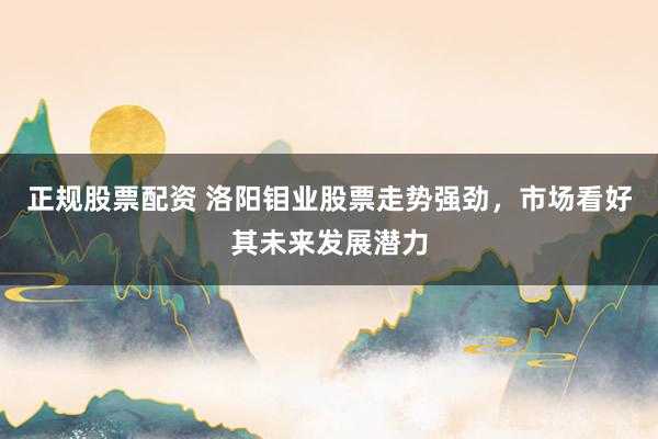 正规股票配资 洛阳钼业股票走势强劲，市场看好其未来发展潜力